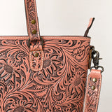 American Darling Tote Hand Tooled Genuine Leather women bag western handbag purse