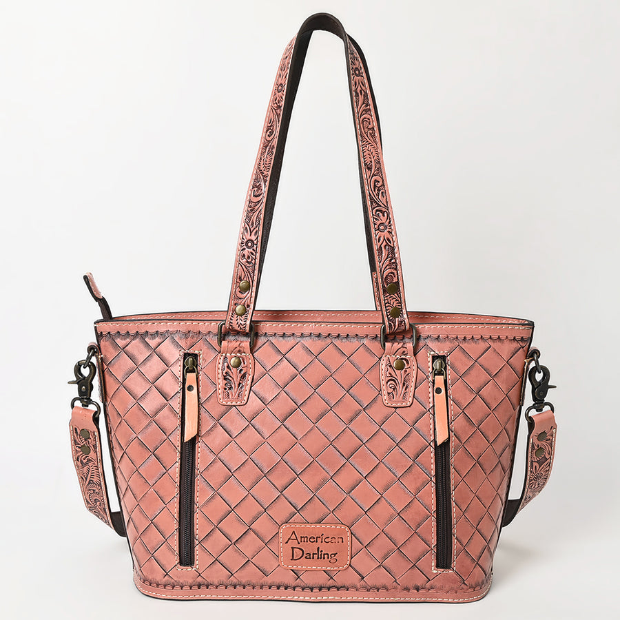American Darling Tote Hand Tooled Genuine Leather Western Women Bag Handbag Purse | Travel Bags College Casual