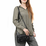 American Darling Clutch Hand Tooled Genuine Leather Women Bag Western Handbag Purse