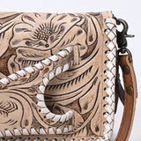 American Darling Clutch Hand Tooled Genuine Leather Women Bag Western Handbag Purse