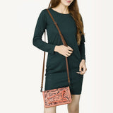 American Darling Clutch Hand Tooled Genuine Leather Women Bag Western Handbag Purse