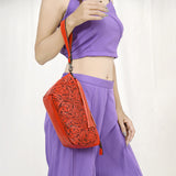 American Darling Cross Body Ii Hand Tooled Hair-onGenuine Leather women bag western handbag purse