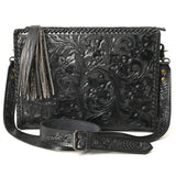 American Darling Cross Body I Hand Tooled Genuine Leather women bag western handbag purse