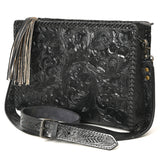 American Darling Hand Tooled Genuine Leather Women Bag Western Handbag Purse