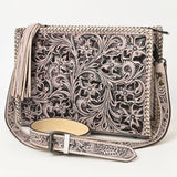 American Darling Hand Tooled Genuine Leather Women Bag Western Handbag Purse