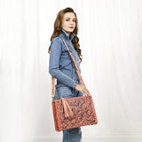 American Darling Hand Tooled Genuine Leather Women Bag Western Handbag Purse