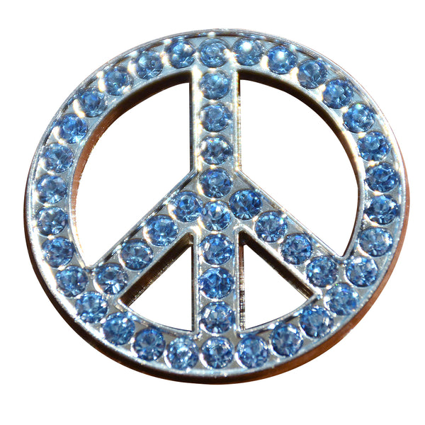 Western Screw Back Concho Sapphire Peace Crystals Headstall Tack Bling - Uhorse