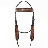 BAR H EQUINE Western Horse Headstall Breast Collar Set American Leather