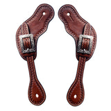Bar H Equine W. Leather Spurs Straps for Adults Men Womens Spur Straps by Hilason – Cowboy and equestrian accessories