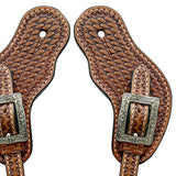 Bar H Equine Leather Spurs Straps for Adults Western Womens Spur Horse Riding Barrel Racing Show and Rodeo Strap Adult Women