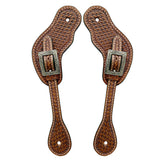 Bar H Equine W. Leather Spurs Straps for Adults Men Womens Spur Straps by Hilason – Cowboy and equestrian accessories