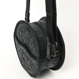 American Darling Canteen Hand Tooled Genuine Leather Women Bag Western Handbag Purse