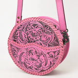 American Darling Canteen Hand Tooled Genuine Leather Women Bag Western Handbag Purse