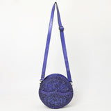 American Darling Canteen Hand Tooled Genuine Leather Women Bag Western Handbag Purse