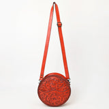 American Darling Canteen Hand Tooled Genuine Leather Women Bag Western Handbag Purse