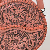 American Darling Canteen Hand Tooled Genuine Leather Women Bag Western Handbag Purse