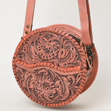 American Darling Canteen Hand Tooled Genuine Leather Women Bag Western Handbag Purse