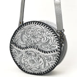 American Darling Canteen Hand Tooled Genuine Leather Women Bag Western Handbag Purse