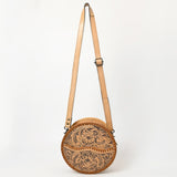 American Darling Canteen Hand Tooled Genuine Leather Women Bag Western Handbag Purse