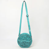 American Darling Canteen Hand Tooled Genuine Leather Women Bag Western Handbag Purse