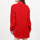 American Darling 100% Cotton Denim Women's Shirt Jacket Dress Ladies Girl Top