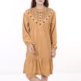 American Darling ADDR005 100% Cotton Denim Women Shirt Jacket Dress Ladies Girl Top