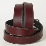 American Tanner Western Genuine Heavy-Duty Full Grain Leather Hand Crafted Unisex Holster Belt Men Women CCW Brown