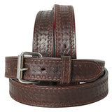 American Tanner Western Genuine Heavy-Duty Full Grain Leather Hand Crafted Unisex Holster Belt Men Women CCW Brown