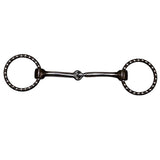 5 Inch PARTRADE Western  Horse Antique Ring Mouth Snaffle Pony Bit Black