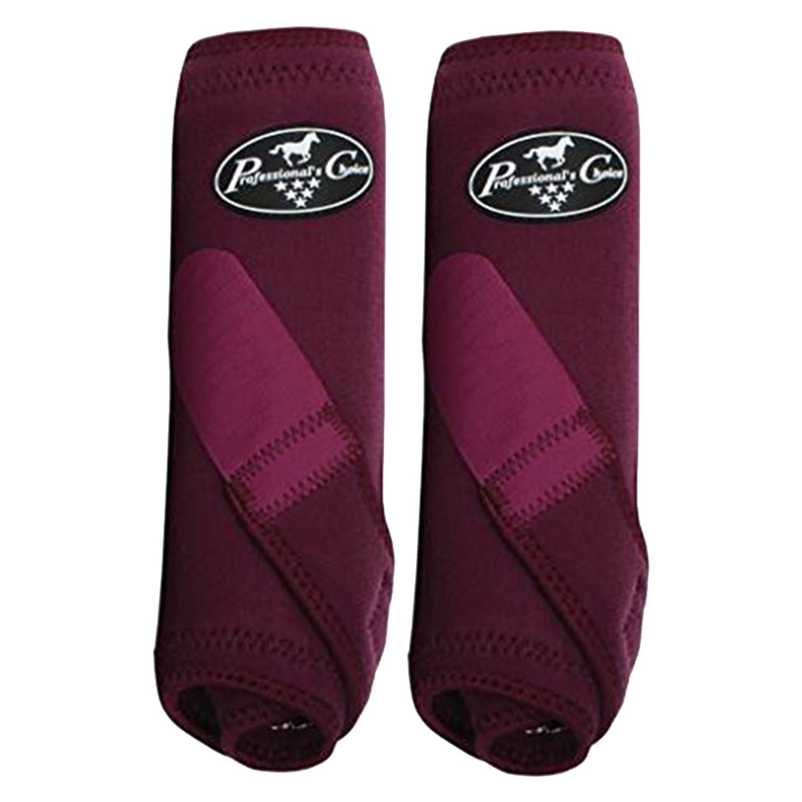 Med Professional'S Choice W. H. Front Rear 4-Pack Sports Boots Wine – by Hilason – Cowboy and equestrian accessories