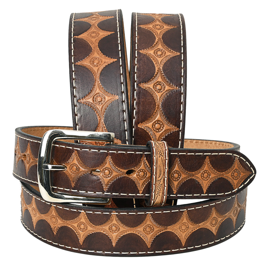 BAR H EQUINE Western Genuine Leather Men And Women Belt - Uhorse