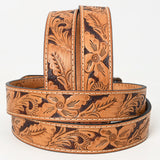 BAR H EQUINE Western Genuine Leather Men And Women Belt Floral