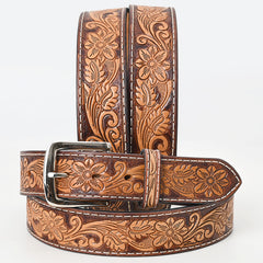 Celestial Horse Premium Leather Belt For Men - Full Grain Brown Belt, Size W30-32 Inch