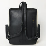 Ohlay Bags OHG182 American Western Luxury Man,Women Style Backpack Genuine Hair-On Leather Bag