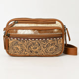 Ohlay Bags OHG183A Fanny Pack Hand Tooled Hair-On Genuine Leather Women Bag Western Handbag Purse