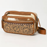 Ohlay Bags OHG183A Fanny Pack Hand Tooled Hair-On Genuine Leather Women Bag Western Handbag Purse