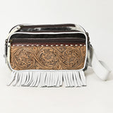 Ohlay Bags OHG184A Fanny Pack Hand Tooled Hair-On Genuine Leather Women Bag Western Handbag Purse