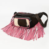 Ohlay Bags OHG186B FANNY PACK Hair-on Genuine Leather women bag western handbag purse