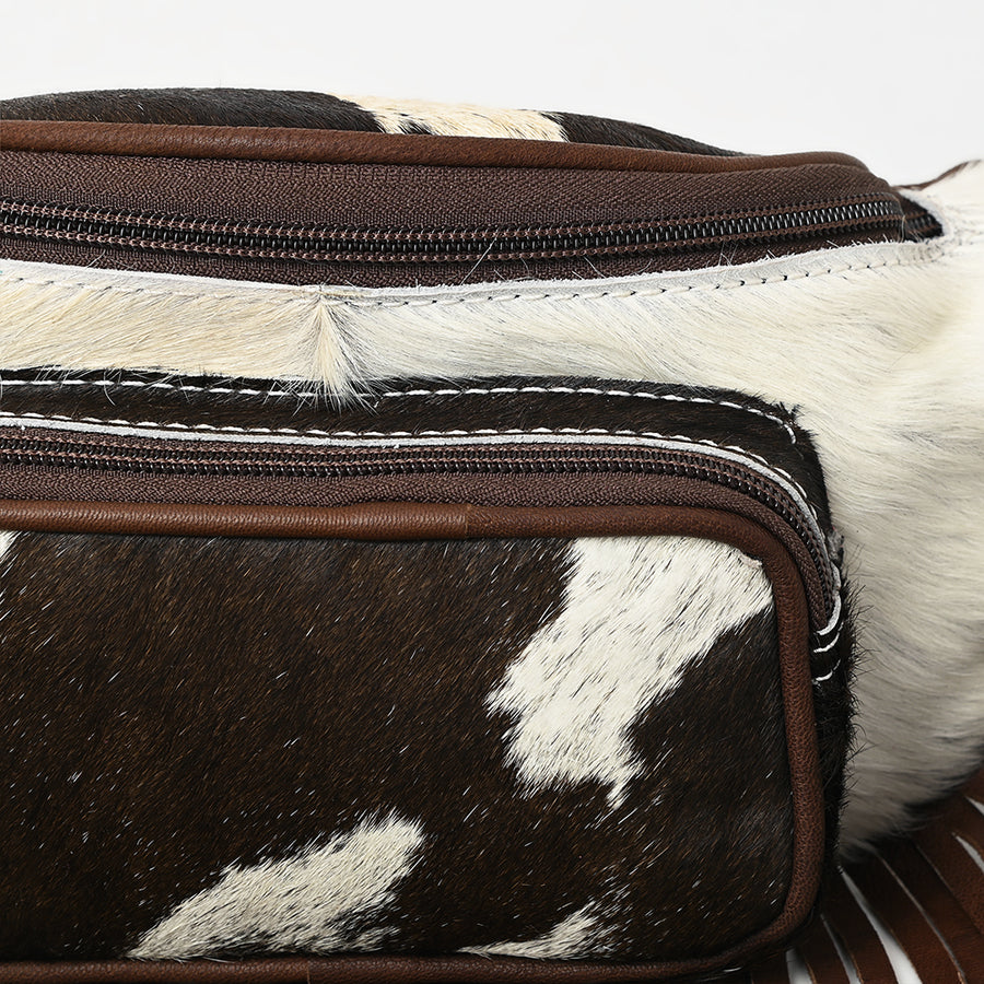 Ohlay Bags OHG186B FANNY PACK Hair-on Genuine Leather women bag western handbag purse