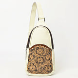 Ohlay Bags OHG188C Sling Hand Tooled Genuine Leather Women Bag Western Handbag Purse