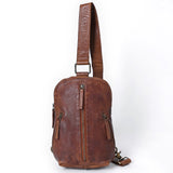 Spaghetti Western  Sling Vintage Genuine Leather Women Bag Western Handbag Purse