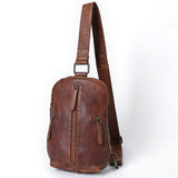Spaghetti Western  Sling Vintage Genuine Leather Women Bag Western Handbag Purse