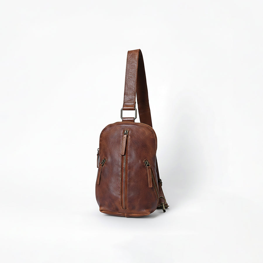 Spaghetti Western Sling Vintage Genuine Leather Women Bag Handbag Purse - Uhorse