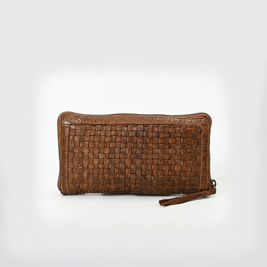 Spaghetti Western SWM107 Wristled Vintage Handmade Drum Dyed Genuine European Cowhide Leather Women Bag Handbag Purse