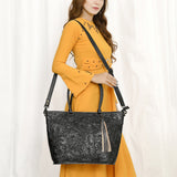 American Darling Tote Hand Tooled Genuine Leather Women Bag W. Handbag