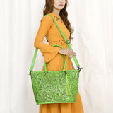 American Darling Tote Hand Tooled Genuine Leather Women Bag Western Handbag Purse