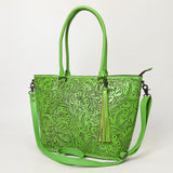 American Darling Tote Hand Tooled Genuine Leather Women Bag Western Handbag Purse