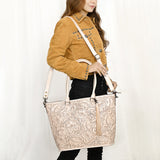 American Darling Tote Hand Tooled Genuine Leather Women Bag Western Handbag Purse