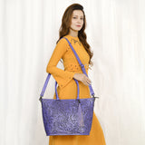 American Darling Tote Hand Tooled Genuine Leather Women Bag Western Handbag Purse