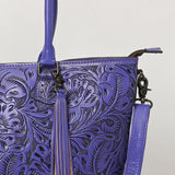 American Darling Tote Hand Tooled Genuine Leather Women Bag Western Handbag Purse